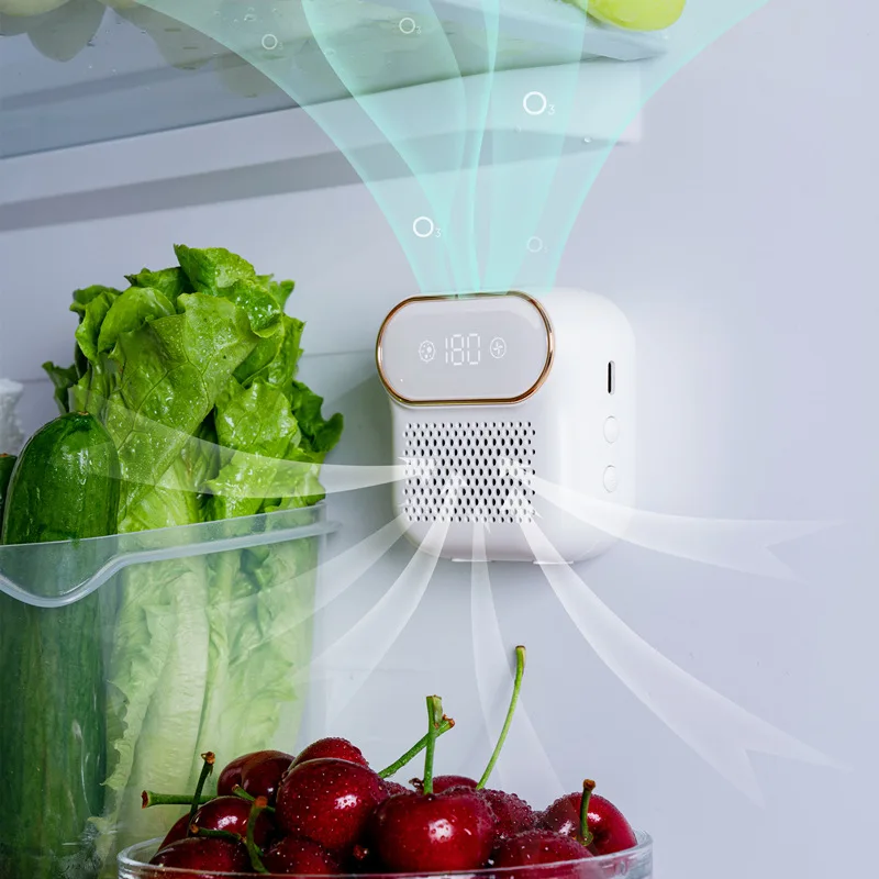 Air Purifier Refrigerator Deodorizing Sterilizer purification Air Household Kitchen Ozone Generator Keeping Fresh Rechargeable