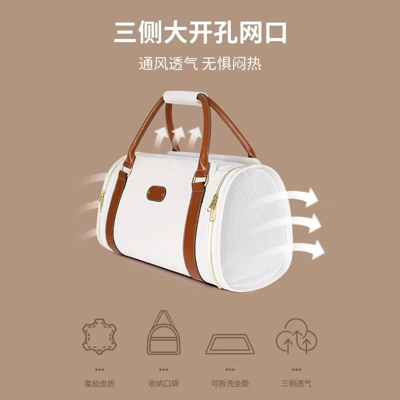 Go out portable cat backpack anti-bite large capacity dog breathable