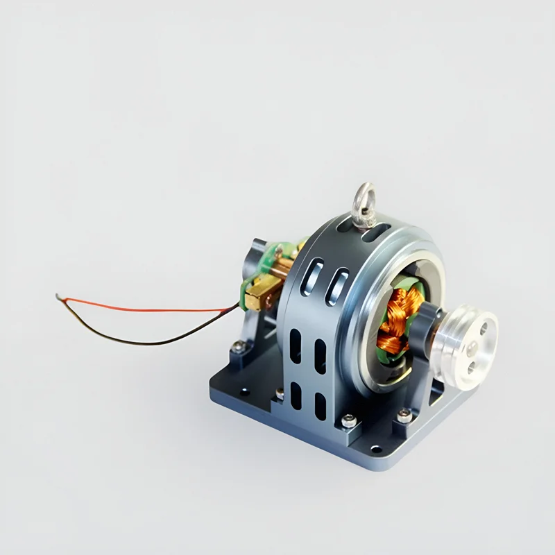 Generator Model Toy DIY Generator Metal Shell with Screw Tire with Inner Hole Popular Science Experiment Rotor Engine Model Toys