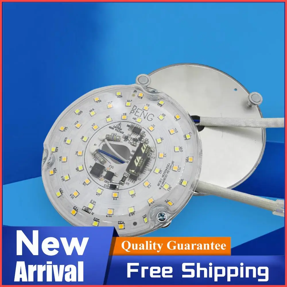 

Комплект для модернизации потолочного вентилятора с подсветкой 3.9/4.9/6.2 дюйма, CRI90, 3000/4000/5000K, круглая панель, встраиваемый потолочный светильник