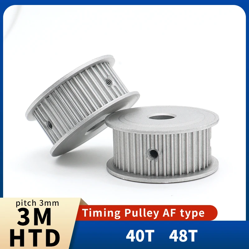 HTD3M Pulley 40T 48T HTD 3M Toothed Pulley 40teeth 3M Synchronous Wheel 48teeth HTD3M Belt Pulley HTD 3M Pulley 10mm 15mm 20mm