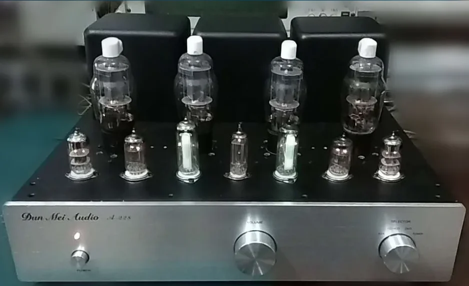 Upgraded  FU-7 (807)  High Fidelity HIFI 50W*2 Tube Amplifier Push-Pull Tube Amplifier Tube:6H3N、 6H1N