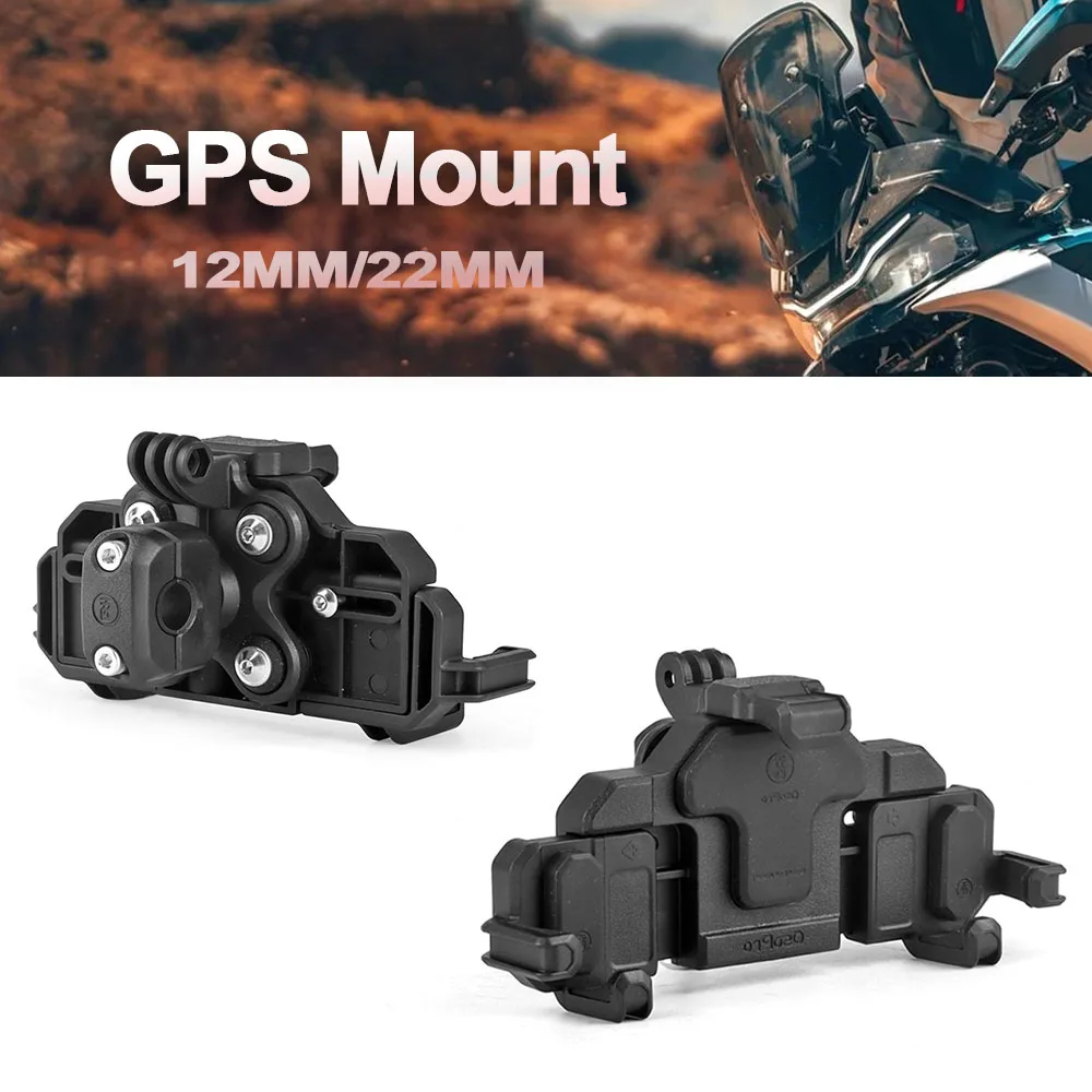 

Universal Motorcycle Mobile Phone GPS Holder Stand Navigation Plate bracket Device adapter 12mm 22mm For CFMOTO 450MT 2024