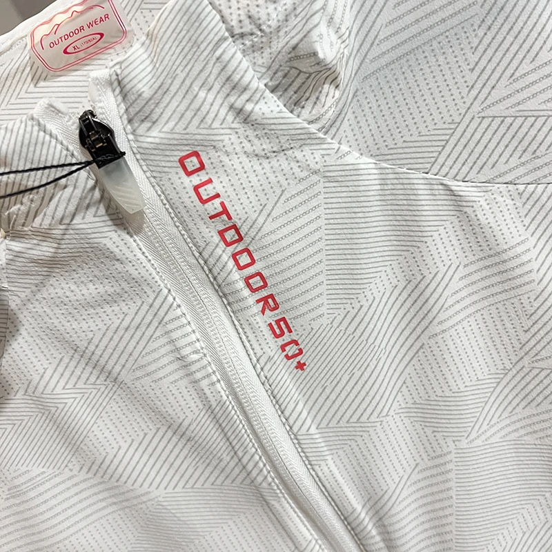 سترة حماية من أشعة الشمس بعامل حماية من أشعة الشمس 50، خفيفة الوزن تسمح بمرور الهواء للنساء للربيع والصيف في الهواء الطلق، سترة بغطاء للرأس طويلة #4