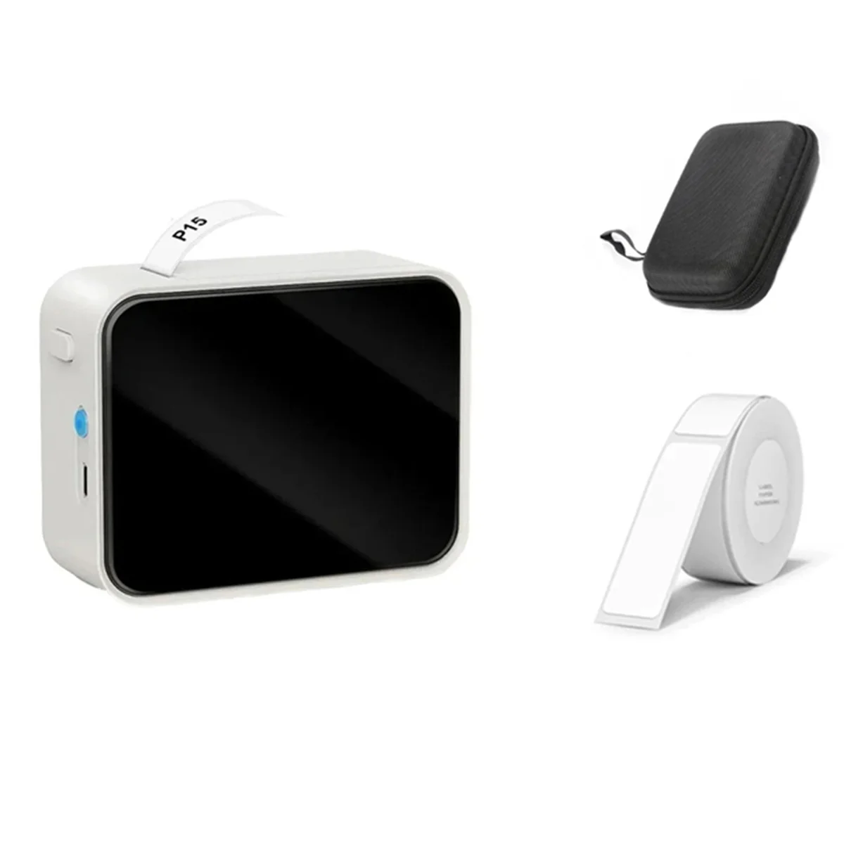 ملصق طابعة حرارية صغيرة محمولة ، P15 ، ملصقات بدون حبر ، ذاتية اللصق ، مثل D11 ، D110 ، D101 ، BT