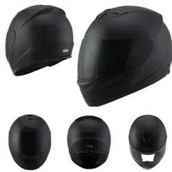 Casco de motocicleta de cara completa para hombres y mujeres, aprobado por Dot, CE de alta calidad con pañuelo para el cuello