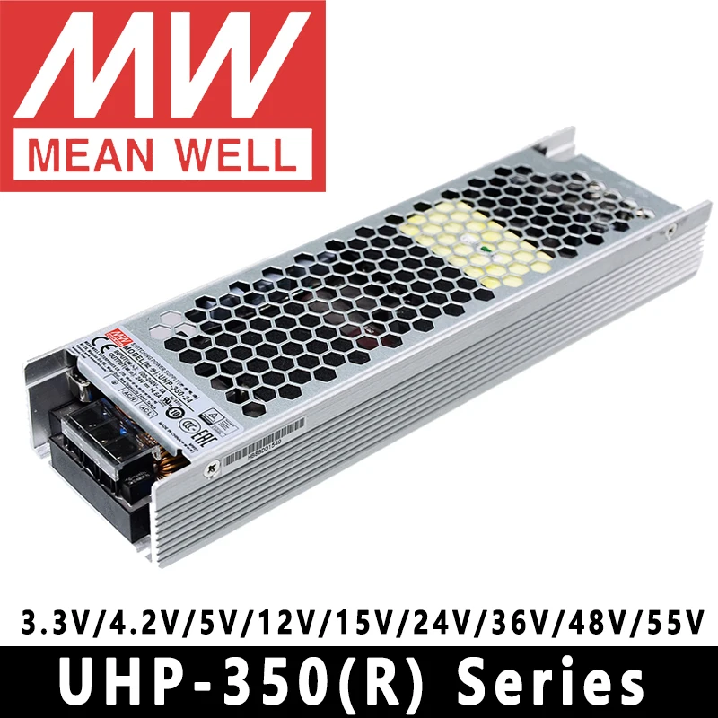 Imagem -03 - Meanwell Well-série Uhp Led Meanwell Power Fanless Redunda Uhp200 350 500 750 1000 1500 25003.3v 4.2v 5v 12v 15v 24v 36v 48v 55v