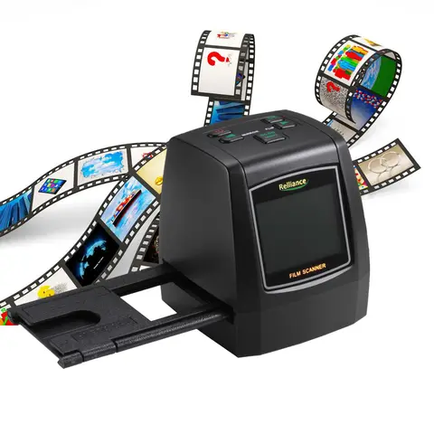 2.4" LCD Photo Foto Film Scanner 14MP/22MP Converts 126KPK 135 110 Super 8 Negative Slide Viewer Digital Photo Film Scanner