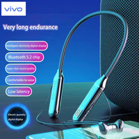 VIVO Wireless Earphones Neckband Headphones Gaming LED Display  Hifi Stereo Sports Headset Halter Waterproof Magnetic Earbuds