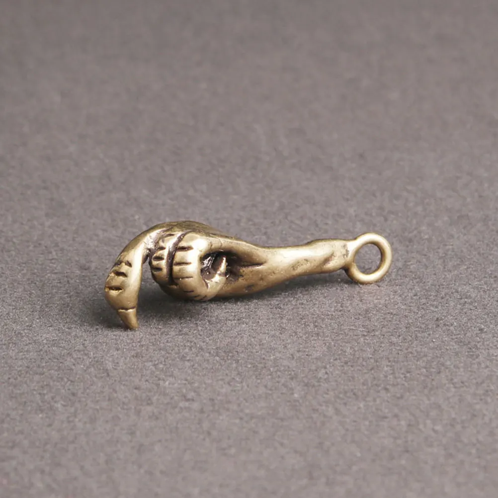 

3pcs Keychain Pendants Pendants Vintage Small Copper DIY Keychain Bag Decor Retro Pendents Jewelry Parts