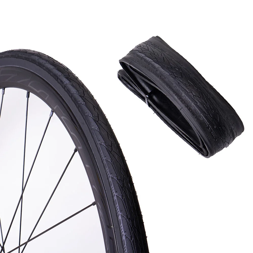 Racefiets Hoge Prestaties Fietsband Duurzame Opvouwbare Banden met 60TPI Lekbestendig voor 20 inch 700C Wielen Zwart/Geel
