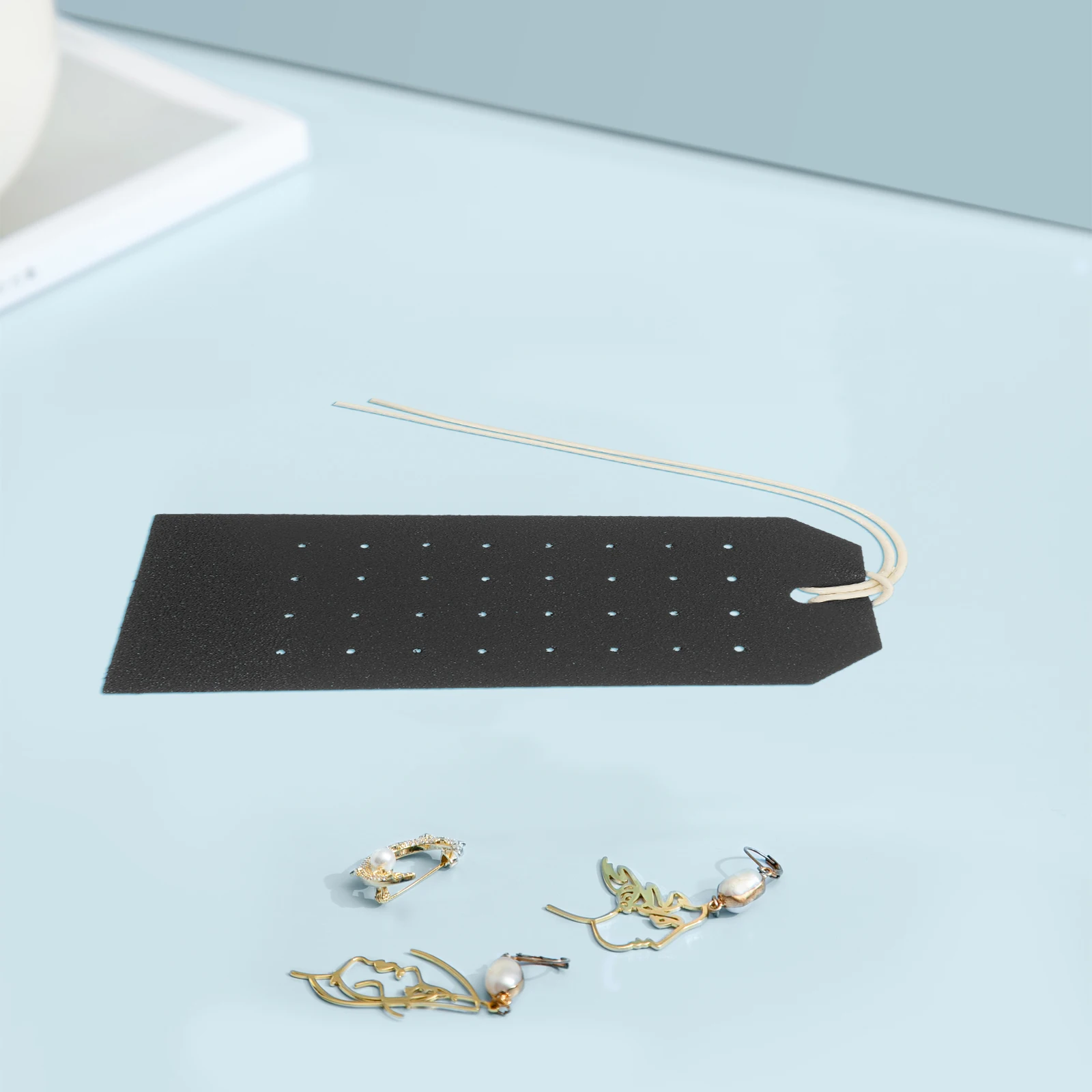 

2pcs Jewelry Display Stand Double Sided Portable Travel Earring Organizer Rack for Girls Home Store Selling