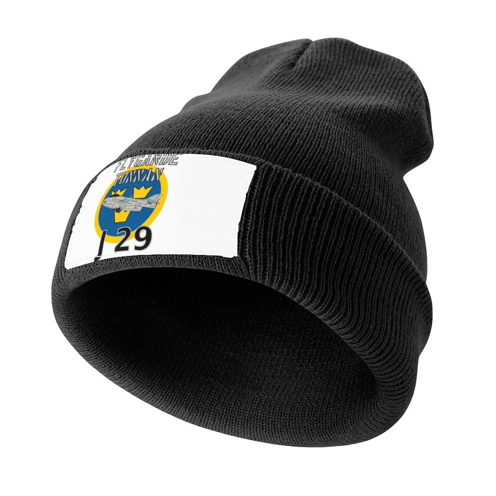 Saab J 29 Flygande Tunnan Knitted Cap Bobble Hat Golf Hat hard hat Girl'S Hats Men's