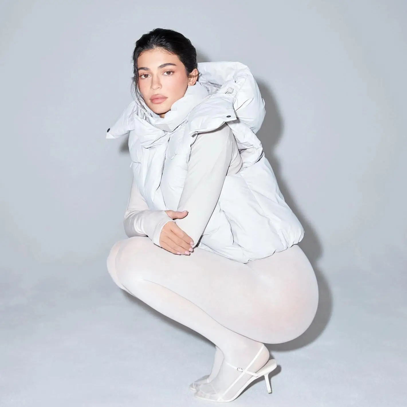 

Женская утепленная куртка KHY с воротником на молнии, хлопковая, приталенная, с капюшоном, модель Drop002, повседневный стиль