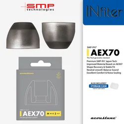 Acoustune AEX70 AEX07 AEX50 eartips Premium SMP-iFit Japan Tech Silicone Eartips for IEM Silicone Earplug Headphone Accessories