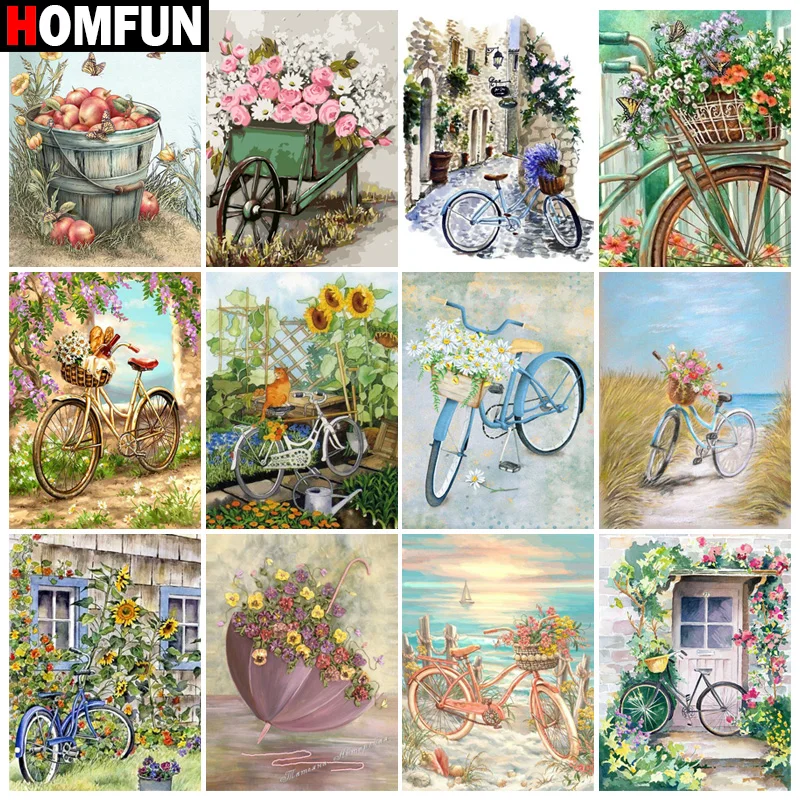 HOMFUN Diamond Embroidery DIY Diamond Painting Cross Stitch Kit \