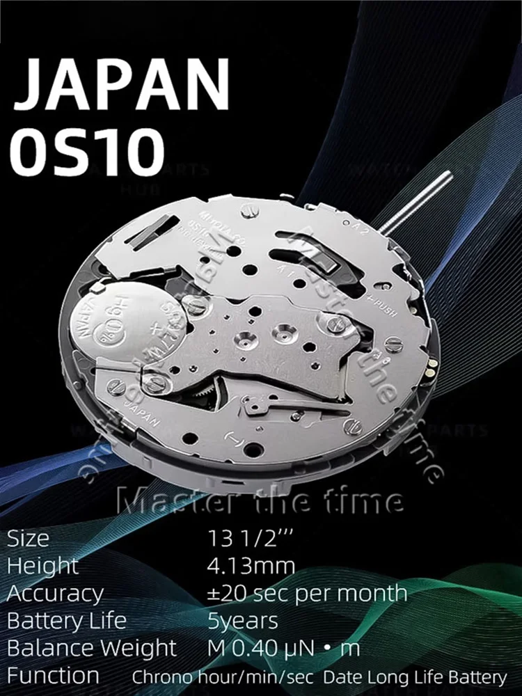 New Authentic 0S10 Watch Movement OS10 Quartz Automatic Watch Parts High-Quality Timepiece Mechanism for Watch Repair