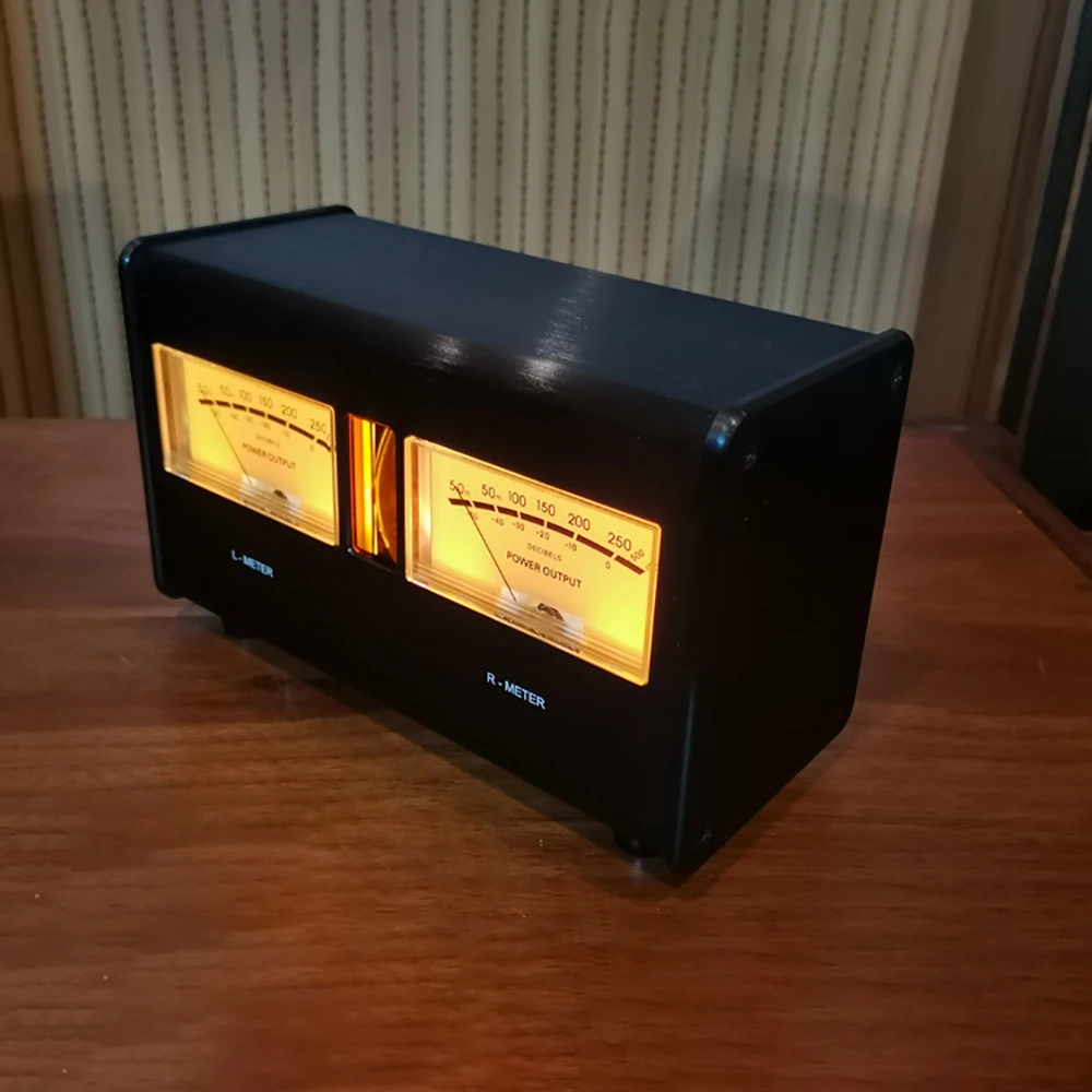 AC 220V Voice Control High-Precision Audio Level DB Meter Finished VU Meter DB Panel Display 2-way Amplifier Speaker Audio Music