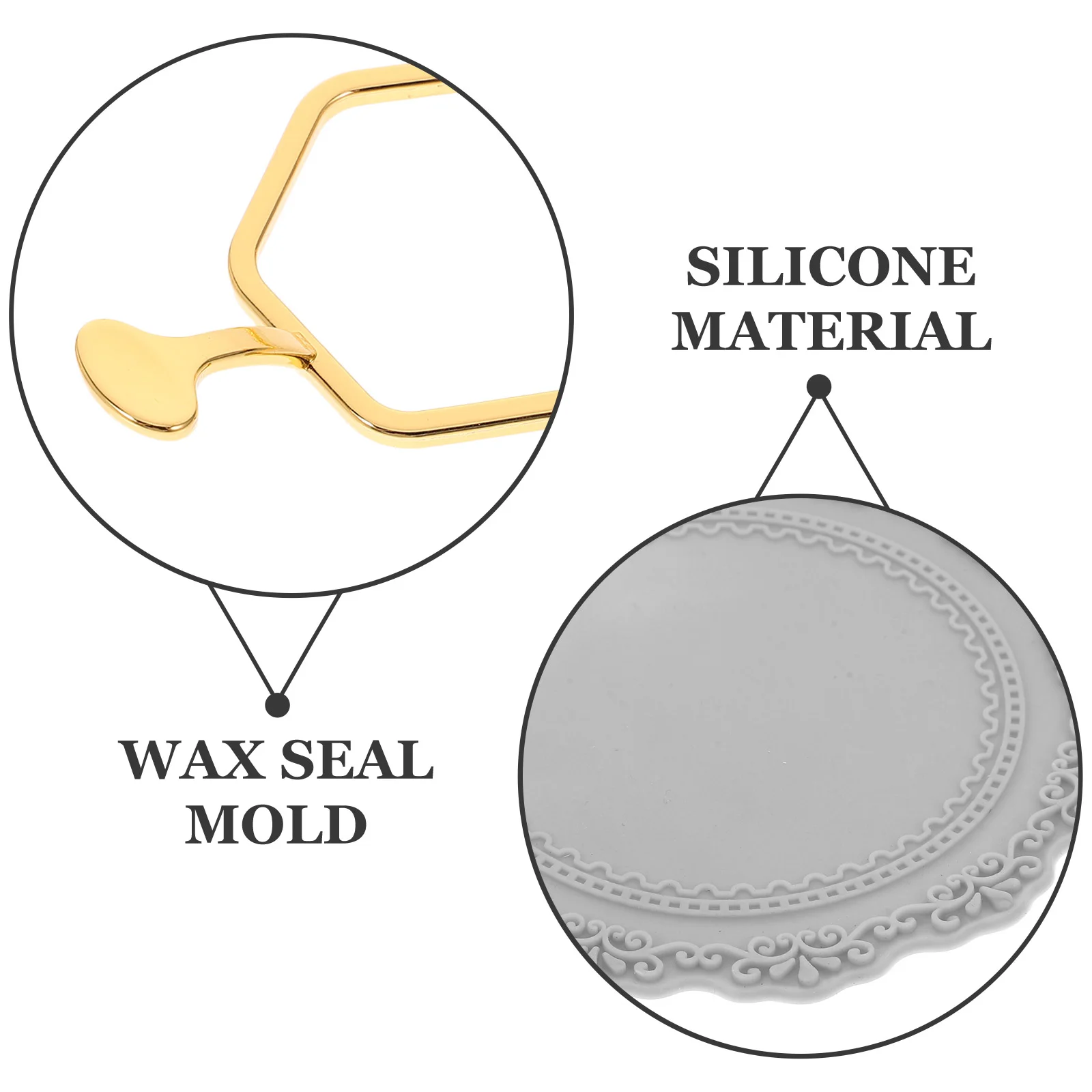 1 세트 왁스 인감 스탬프 금속 금형 왁스 씰링 매트 왁스 씰링 스탬프 금형 왁스 인감 금형 왁스 인감 금형 링