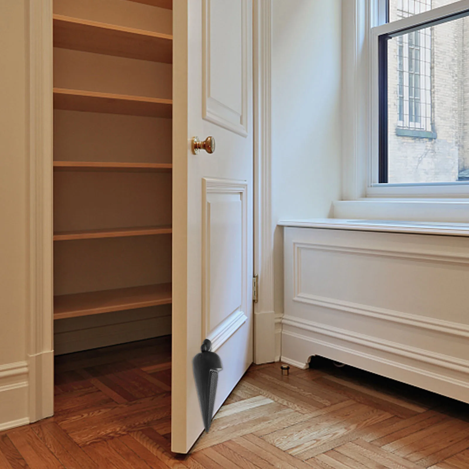 

Silicone Door Wedge Stoppers Fish Shape Hollow Out Design No Scratch Floors Carpets Concrete Tiles Door Wedge Stoppers