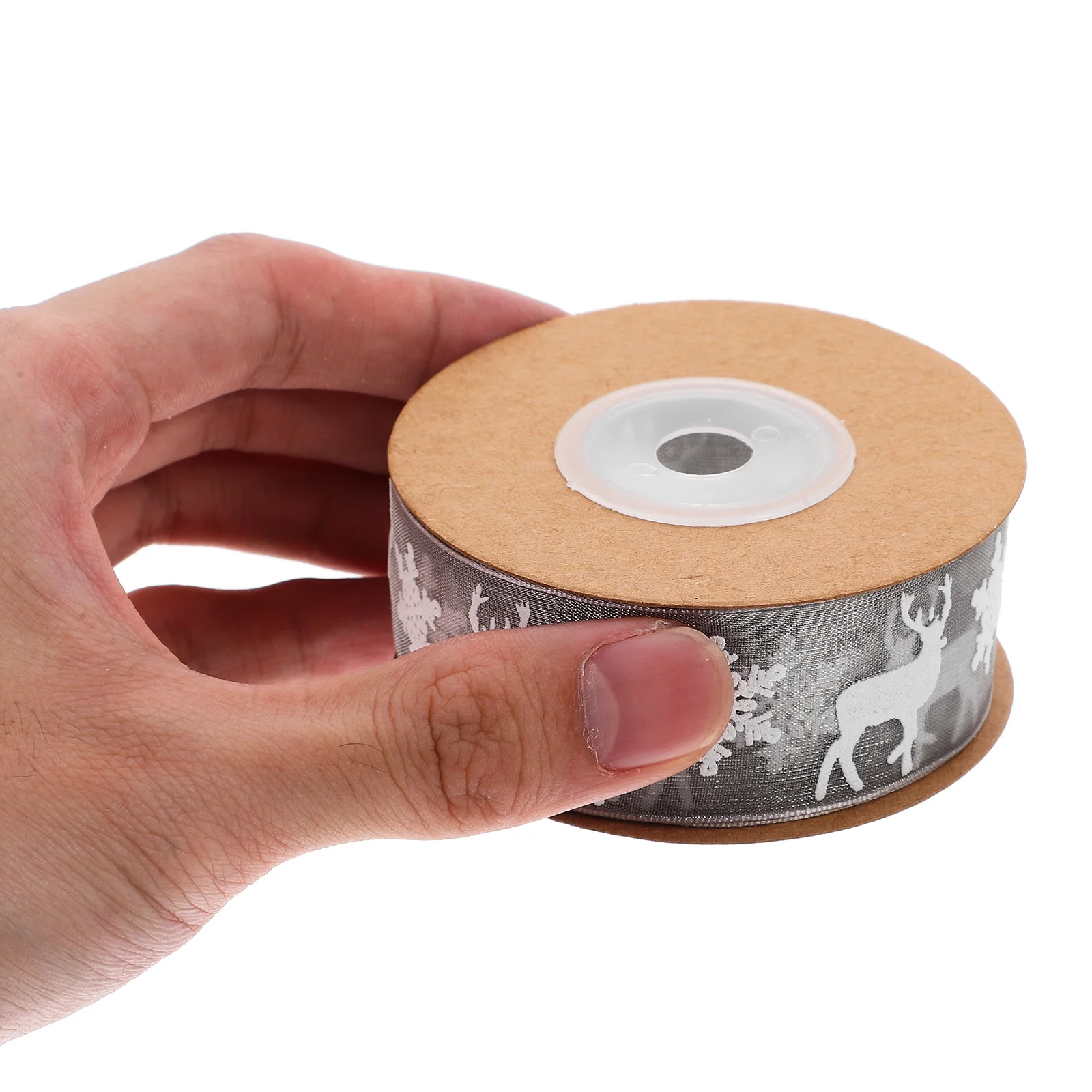 10 متر عيد الميلاد الغزلان نمط شريط بوليستر دائم لينة لتغليف الهدايا ديكور الزفاف الحرفية الخياطة شريط عيد الميلاد الأحمر