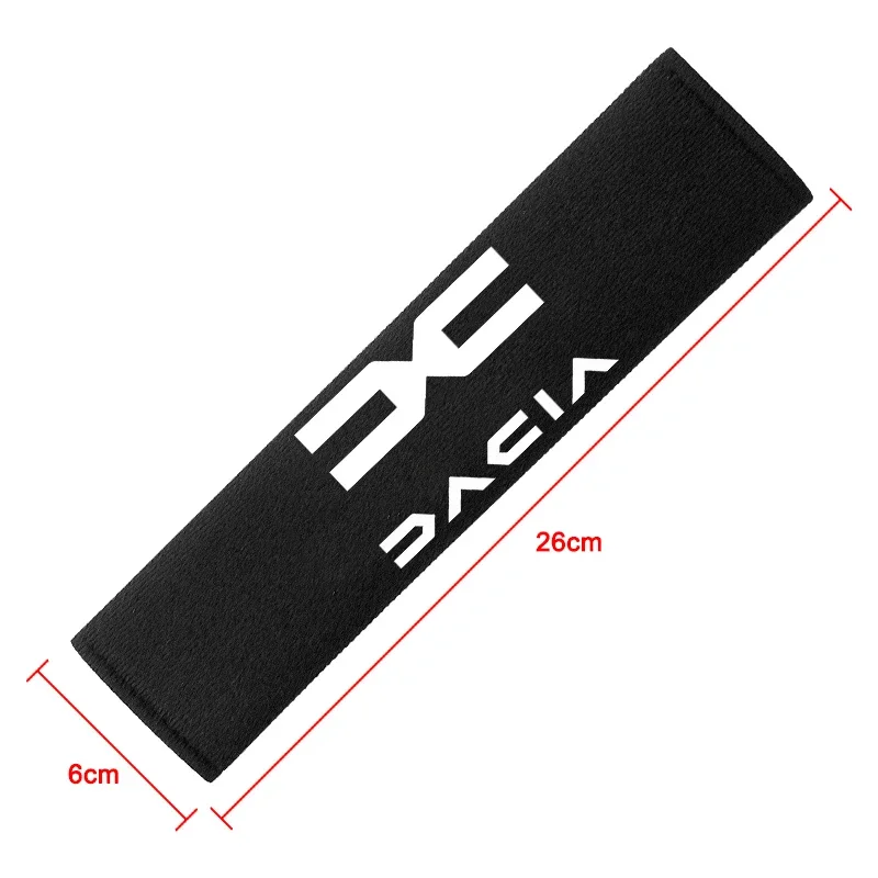 Car Seat Belt Cover Styling Cotton Safety Shoulder Protector For Dacia Duster Logan MCV Sandero Stepway Dokker Lodgy Manifesto