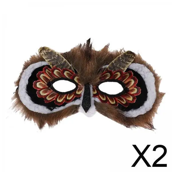 

Kids Halloween Owl Mask Non Woven Fabric Head Cover for Festival Party Dress Up and Cosplay