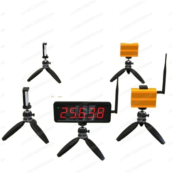 Racing Wireless Laser Timer Military Training Sprint Physical Fitness Test Sports Timing Remote Large Screen Synchronous Display