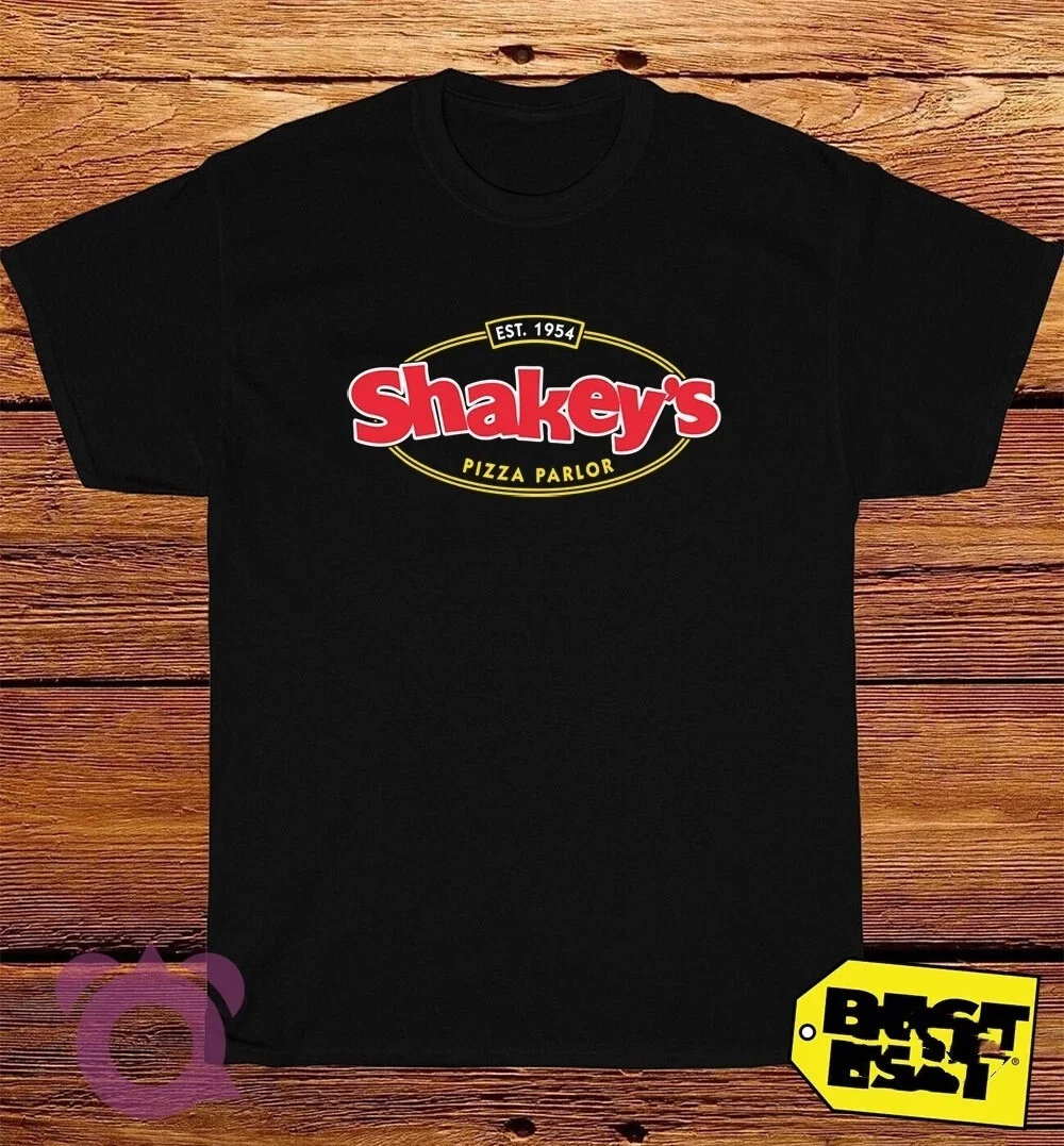 

2025 Summer New Tshirt Shakey's Men's American Funny T-shirt Printed Cotton Round Neck Loose Casual Fashion Trendy Top