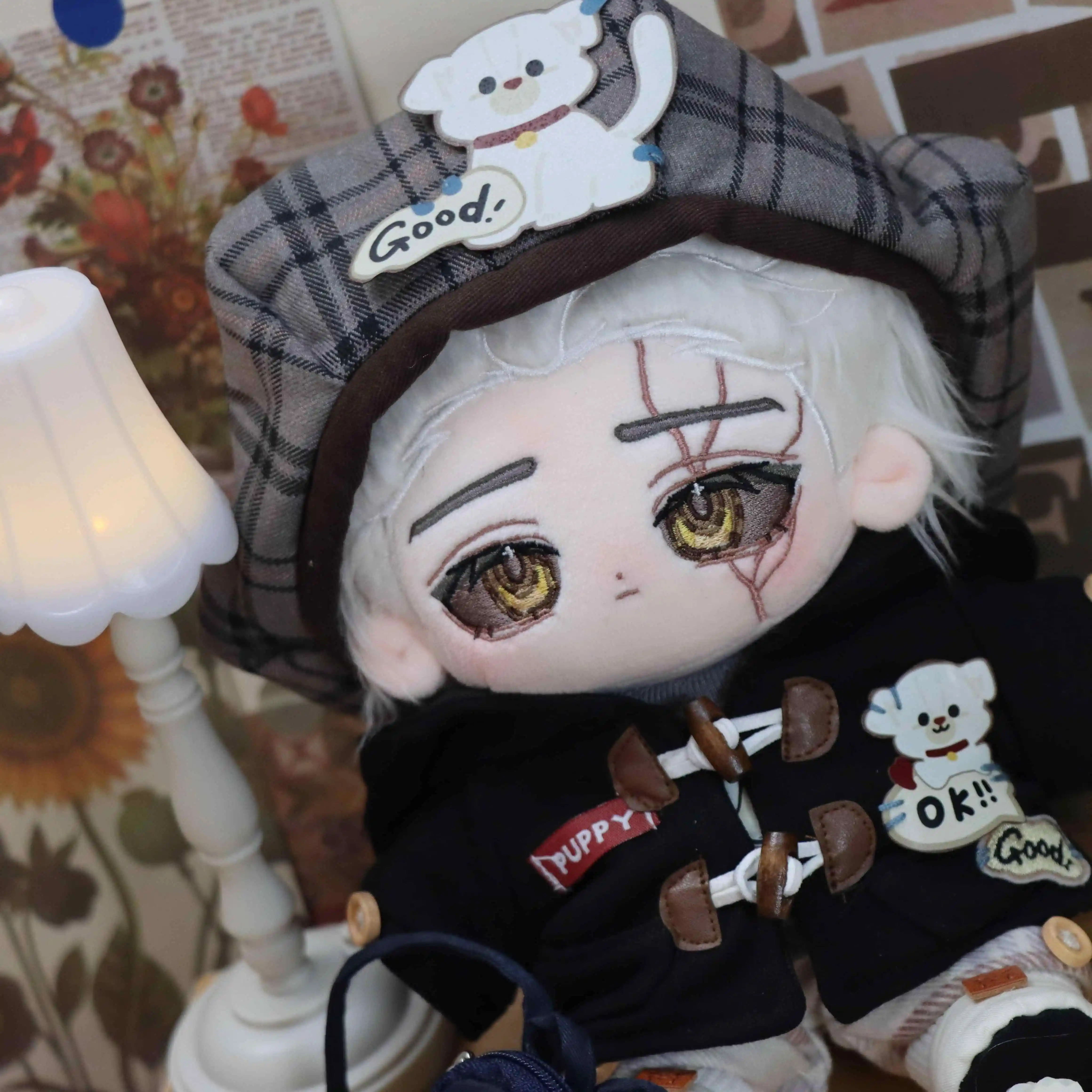 

Kawaii аниме идентичность VCueist Marcus Thorne хлопковая кукла плюшевое тело плюшевые сменная одежда игрушки фигурки Рождественский подарок 20 см