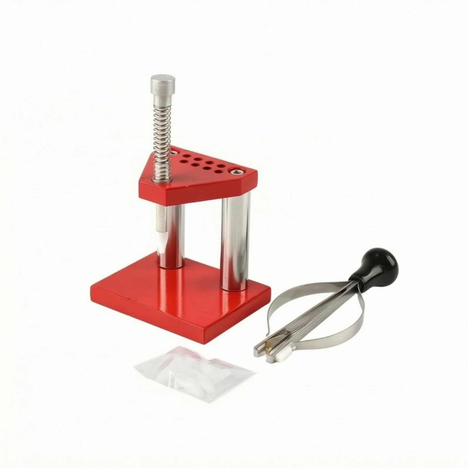 Watch Hand Pressing Tool with Plastic Heads Accurate Watch Hand Press Interchangeable Accurate for Watchmakers