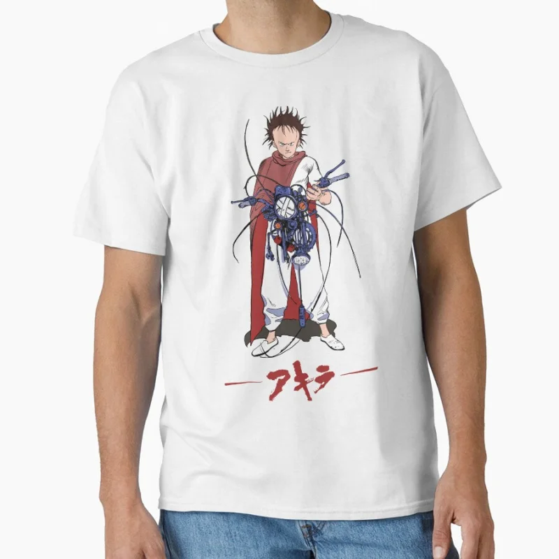 

Tetsuo Akira Neo Tokyo Explosion 80s Cyberpunk Anime T shirt Large size Tops Manga Graphic Print Y2k Clothes Cartoon Tee