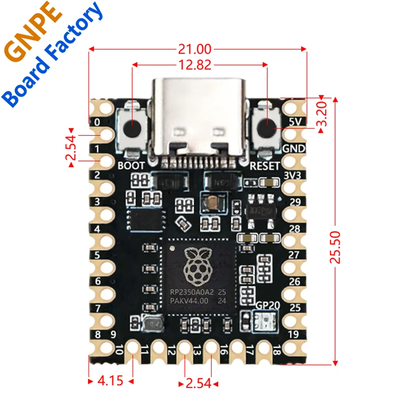 RP2350 MINI Raspberry PI Pico2 RP2350-MINI Mini development board Pico2 RP2350