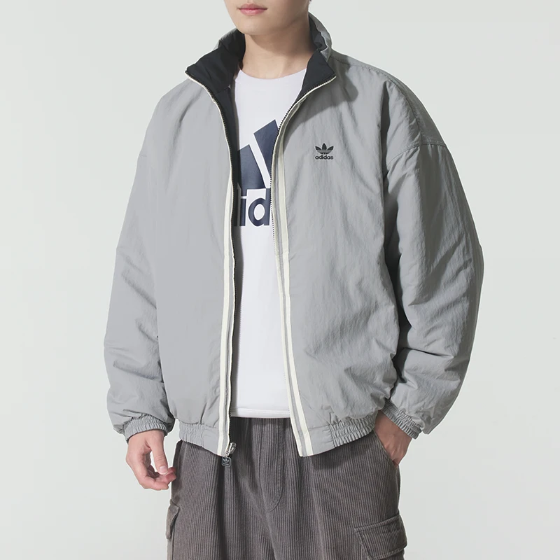 

Adidas Original Cotton Jacket Men's Sportswear Trendy Fashion Comfortable Reversible Windproof Warm Cotton Jacket Kc0093