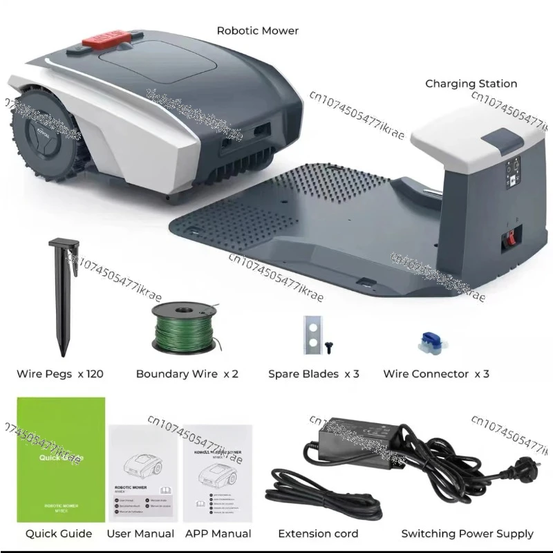 M18E High Efficiency Recharge Automatic Robotic Electric 1500 Sqm The Robot Lawn Mower for Mowing GPS 2023 NEW