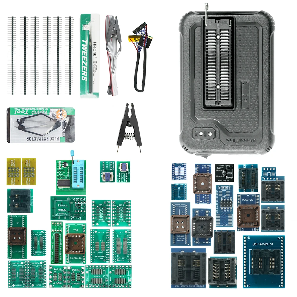 Imagem -04 - Xgecu-programador Original T48 Tl8663g 42 Peças Suporte 34000 Mais para Spi ni Flash Emmc Bga Top Sop Plcc