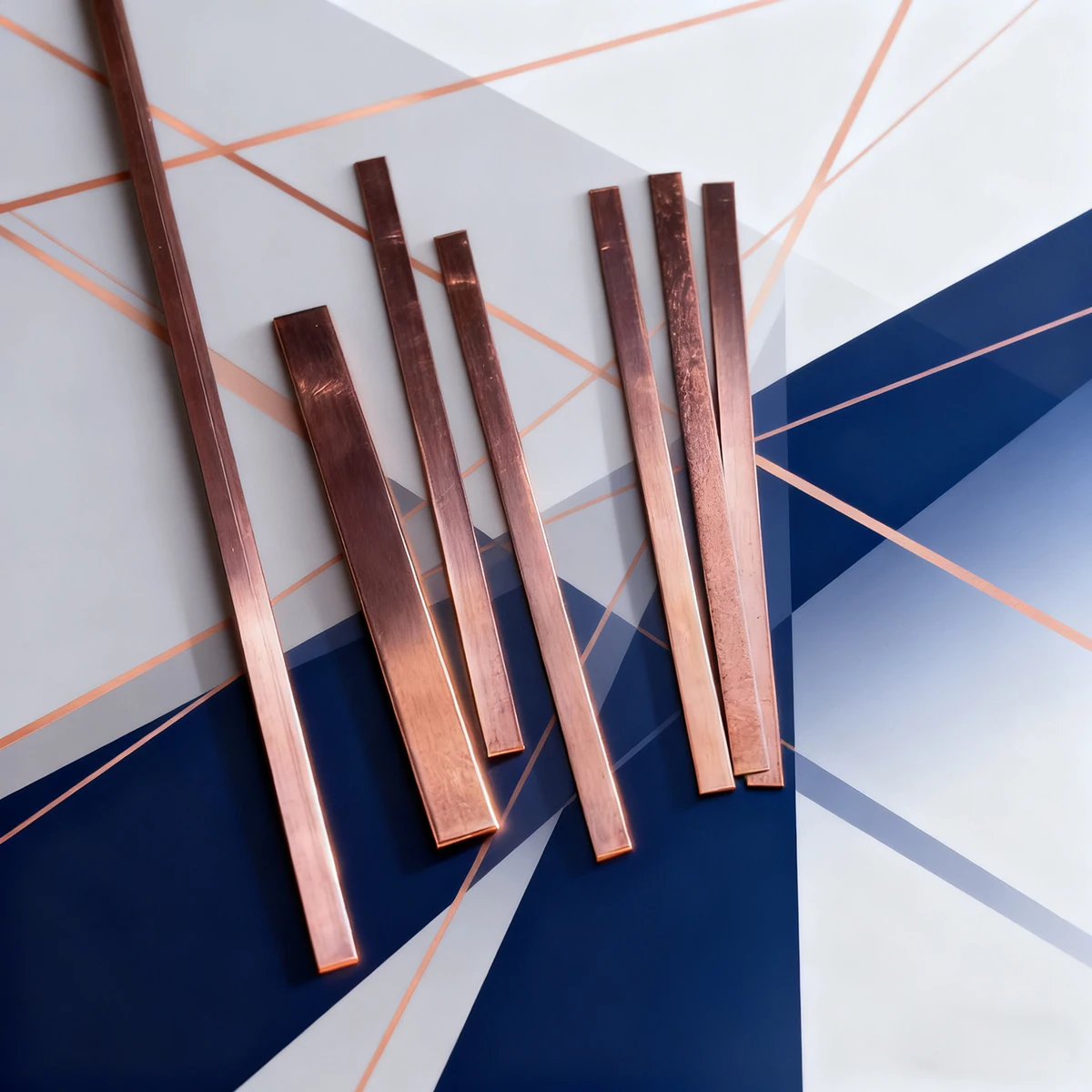 T2 Spot Red Copper Flat Strip Purple Copper Bar Conductive Pure Copper Patch 0.8 * 0.8/1 * 1/1 * 2/1 * 4/1.5 * 10