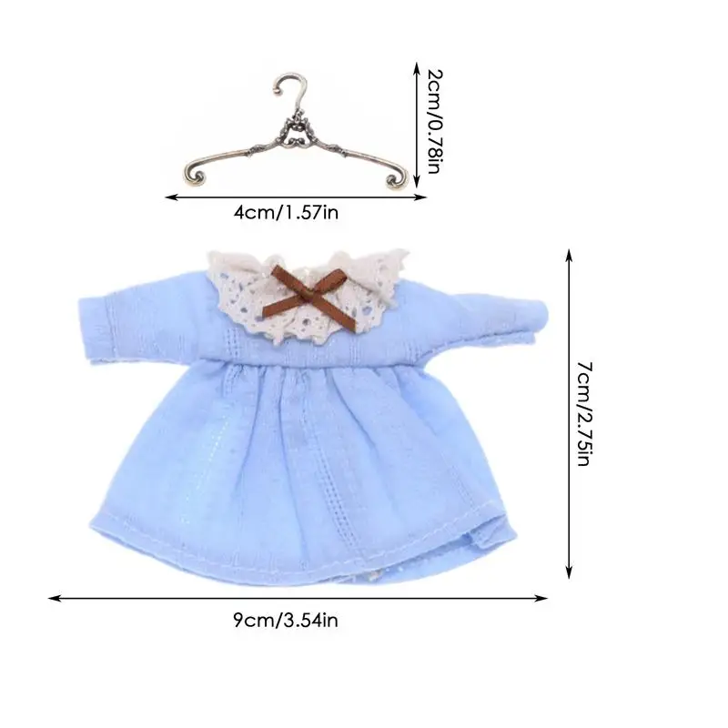 ملابس للدمى ملابس دمى كرتونية فستان منزل مصغر ملابس ألعاب قطيفة كرتونية صغيرة للأطفال الأولاد والبنات