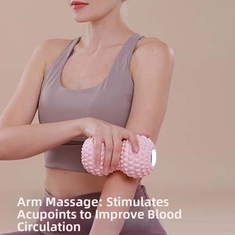 Fascia Roller EVA Peanut Massage Ball Portable PP Muscle Relaxation Ball Solid Color Creative Convex Point Neck Roller Men