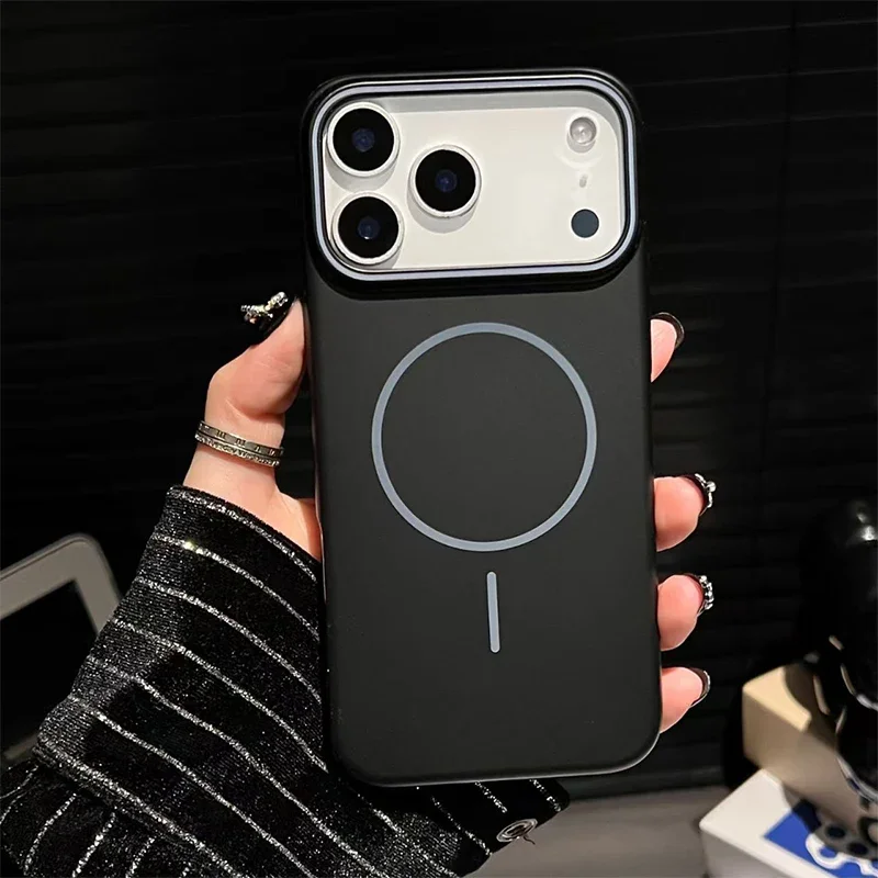 Official Hrad Rugged Case for Magsafe Wireless Charge Case for IPhone 17 Pro Max 16 15 14 13 12 11 17 Air 16E Protection Cover