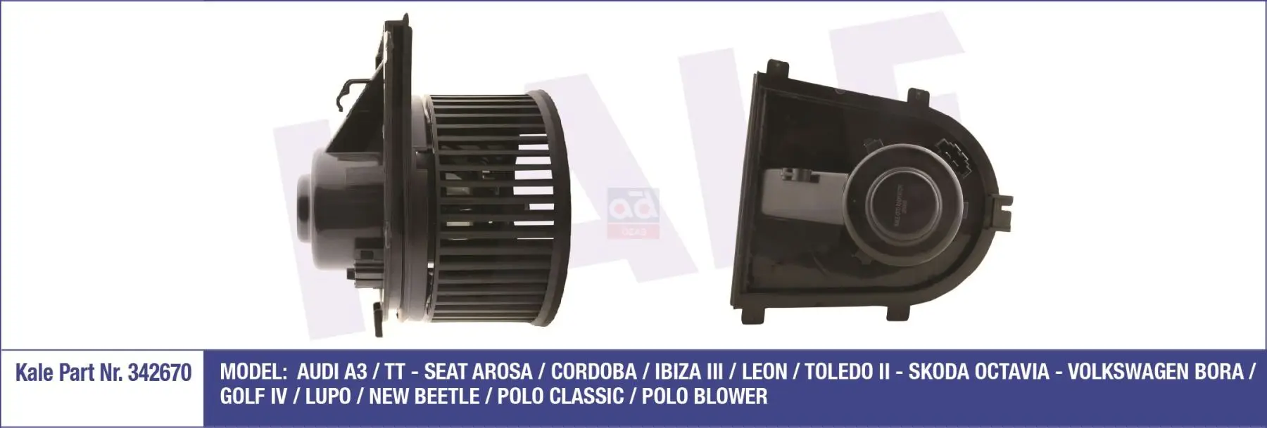 Store code: 342670 for heater engine 98 GOLF.IV-BORA-POLO.CLASSIC.