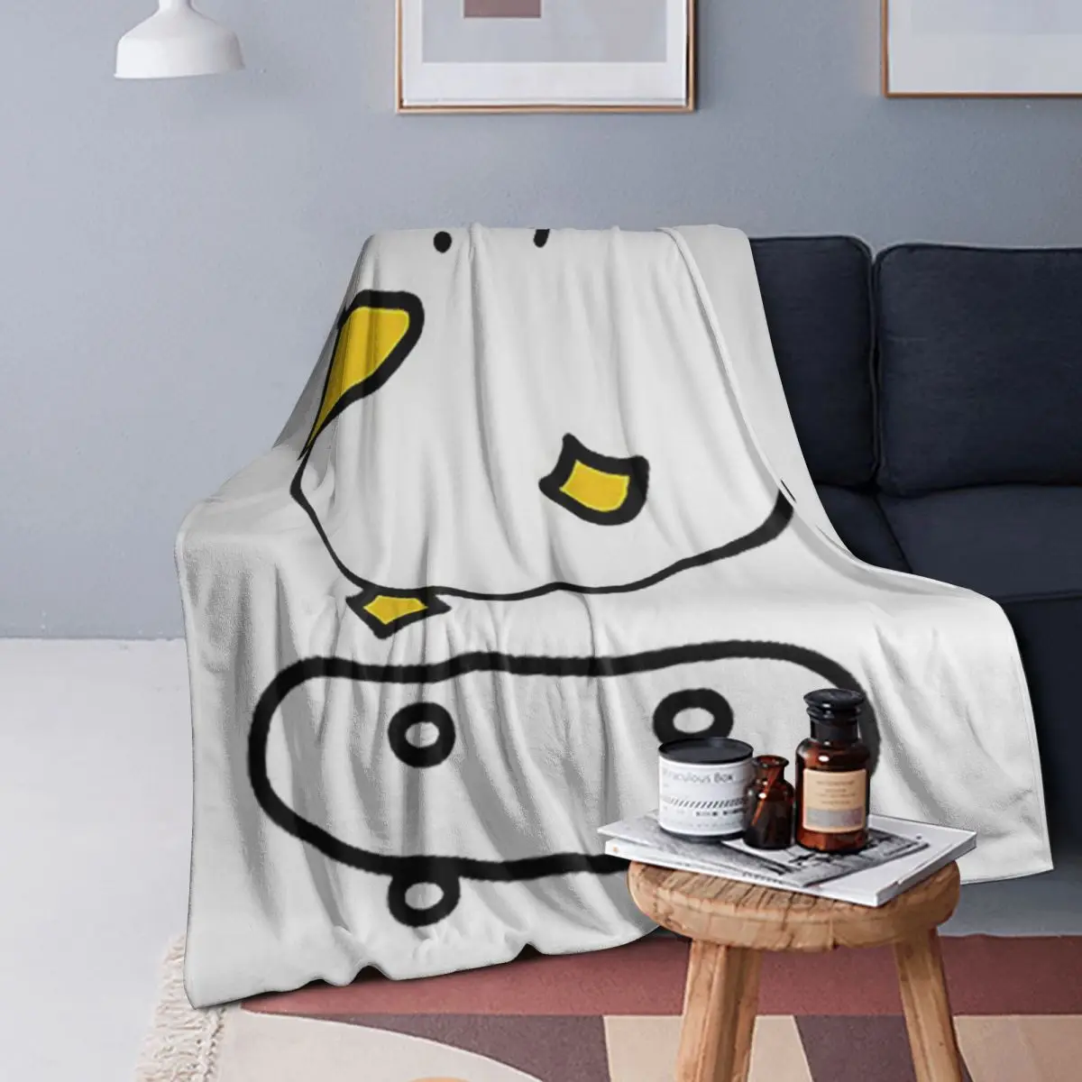 

Duck 01 Blanket Soft Warm Flannel Throw Blanket Cover for Bed Living room Picnic Travel Home Couch