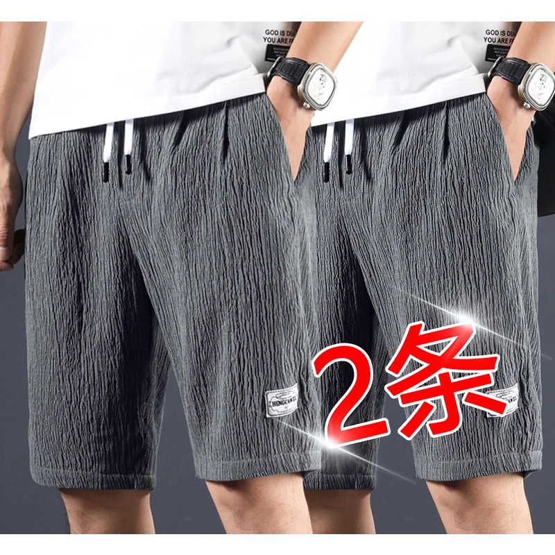 โมดัลฤดูร้อนกางเกงลำลองผู้ชายชายหาดหลวมฟิต ควี ดราย สปอร์ สเลเอวกลางสีที่บริสุทธิ์แฟชั่นอ่อนเยาว์