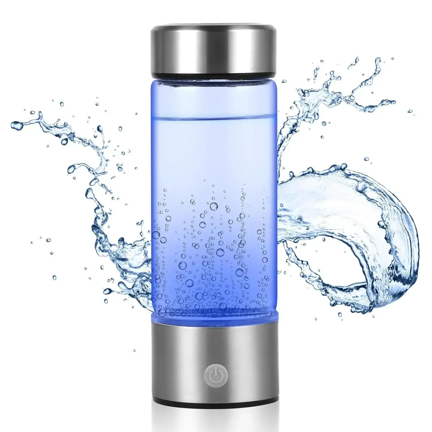 Hydrogen Water Bottle Portable Hydrogen Water Ioniser, Rechargeable Hydrogen Water Bottle Generator