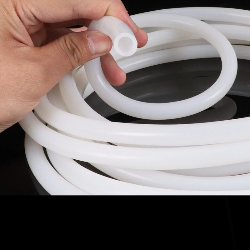 10M Soft Silicone Rubber Hose Industrial Grade High Temperature Resistant Capillary Pipe3/4/5/6/8/10/12/16/19mm