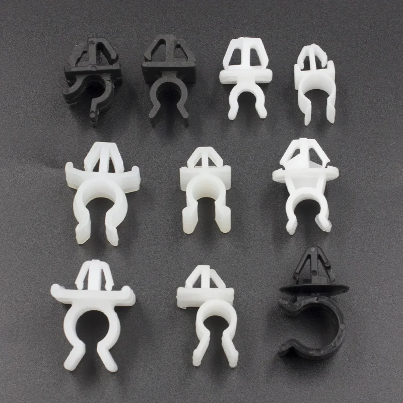 20 PCS Car Fastener Hood Bonnet Prop Rod Support Clip nylon plastic retainer for Toyota Nissan Benz Hyundai Honda