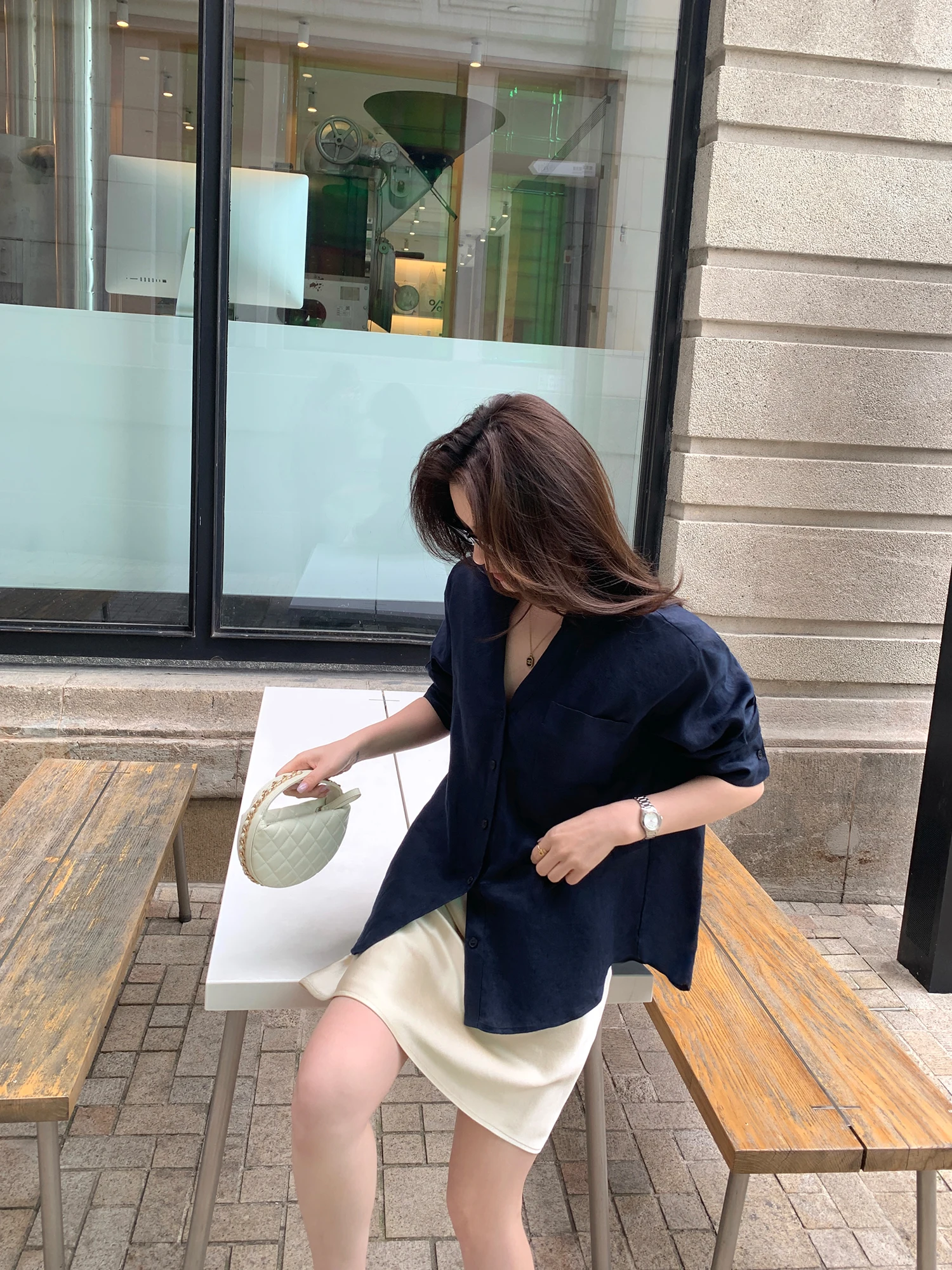 Pusumede Satin Fish Tail A-Line  Skirt Women's Elegant Glossy Half-length Skirts Summer 2026 Standard Waist Other