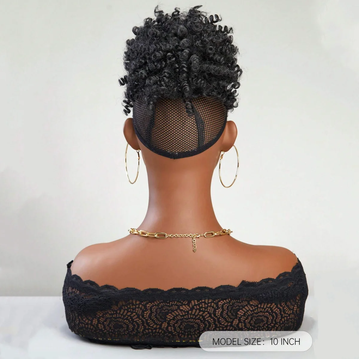 Afro Puff sznurek kucyk piny kręcone kucyk Updo włosy syntetyczny klips w Updo do kucyk