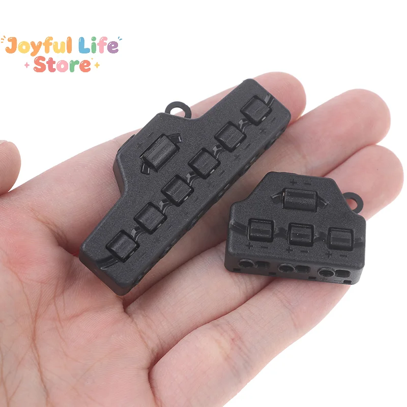 Hot Sale 1PC Miniature Lighting System DC Lamp Railway Train Port Sharing Box 3/6 Distribution Port Hub For SMD Led Model