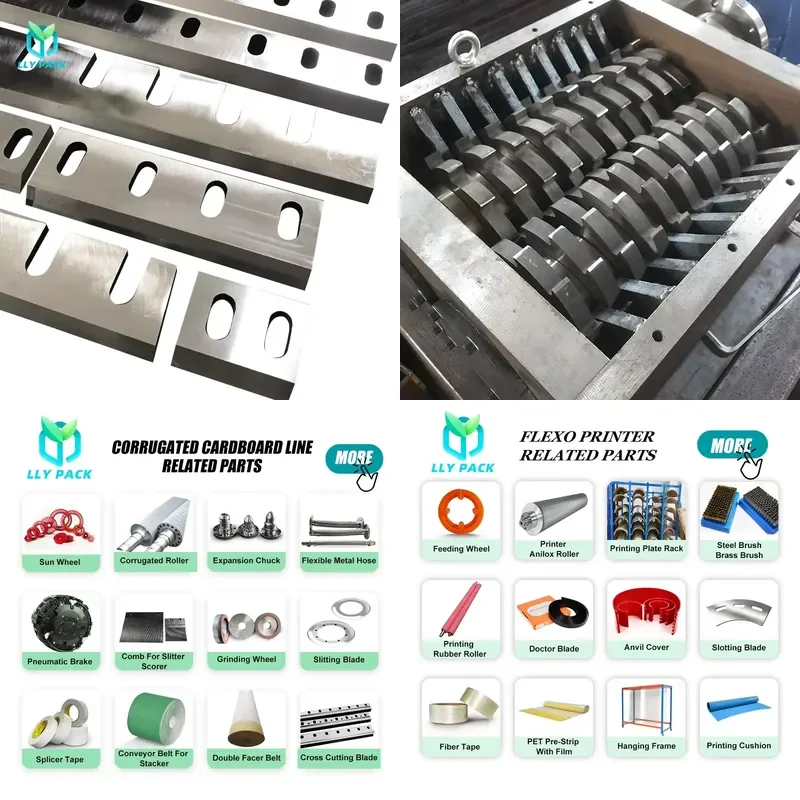 

Custom Drawing Services Factory Customized Crushing Machine Parts Industrial Blades for Plastic Rubber and Pet Bottle